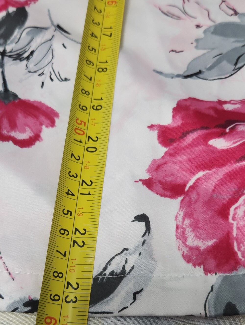 APT. 9 Satin Pajama Short Set Contrast Piping Romantic Floral M - Picture 10 of 16
